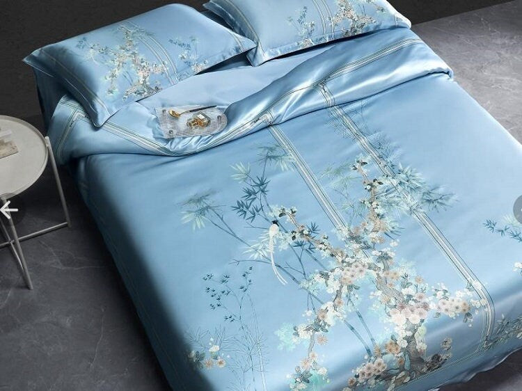 XI QUE - 16 Momme 100% Silk Bedding 4pcs Suite