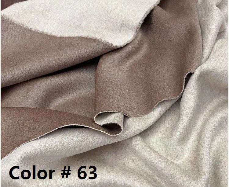 TUOHUAN - Double Sided Double Colors Alpaca Wool Fabric - 150cm wide by the Yard