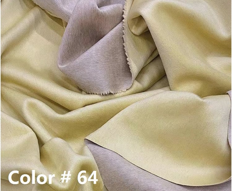 TUOHUAN - Double Sided Double Colors Alpaca Wool Fabric - 150cm wide by the Yard