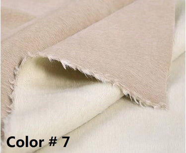 TUOHUAN - Double Sided Double Colors Alpaca Wool Fabric - 150cm wide by the Yard