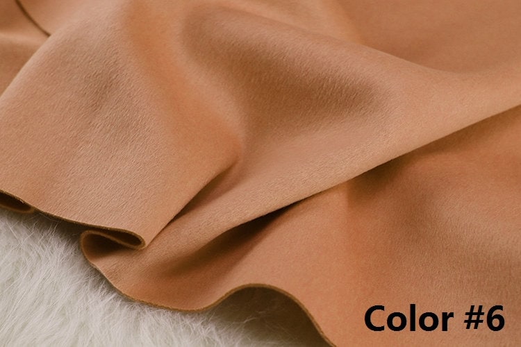 Color No. 1-10 Double Faced Alpaca Wool Fabric - 150cm wide by the Yard