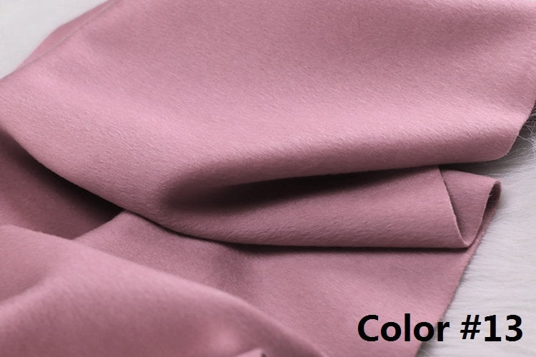 Color No. 11-20 Double Faced Alpaca Wool Fabric - 150cm wide by the Yard