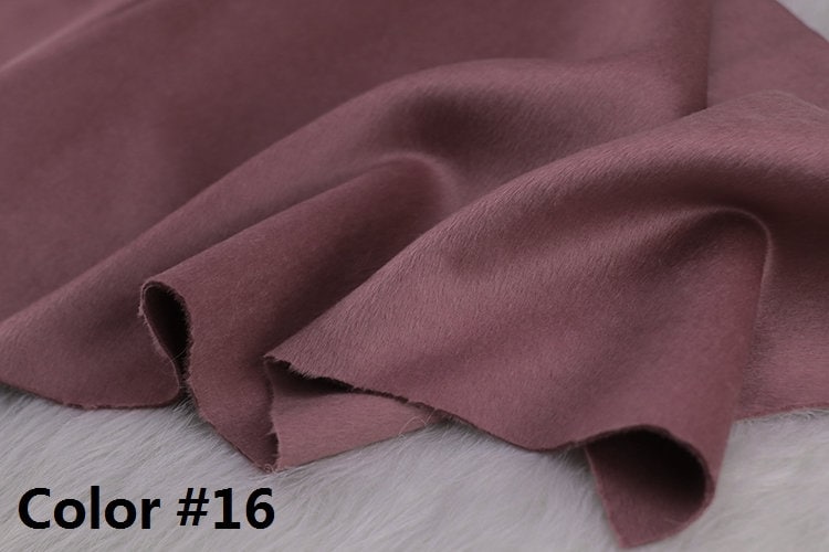 Color No. 11-20 Double Faced Alpaca Wool Fabric - 150cm wide by the Yard