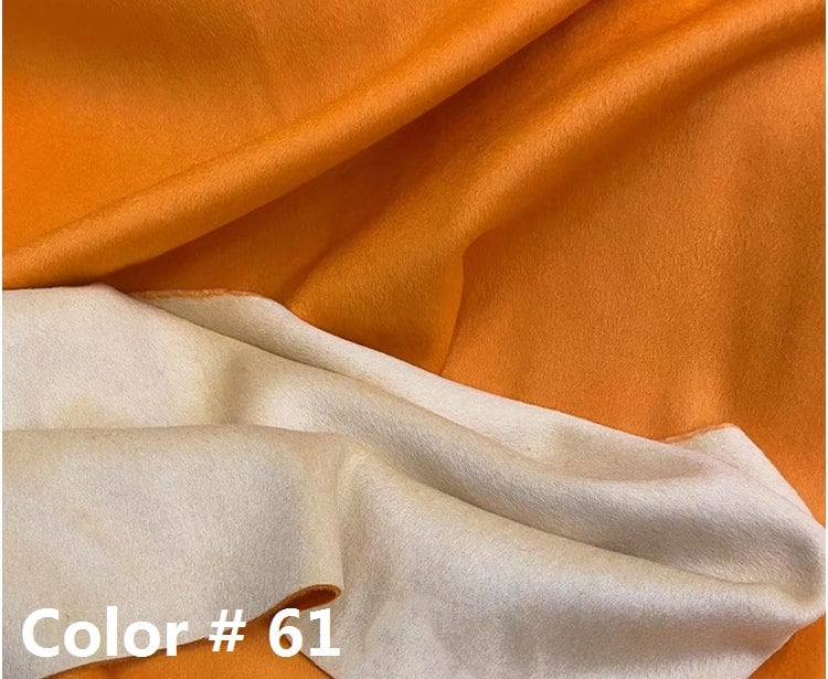 JUCHENG - Double Sided Double Colors Alpaca Wool Fabric - 150cm wide by the Yard