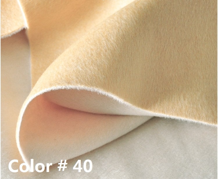 TUOHUAN - Double Sided Double Colors Alpaca Wool Fabric - 150cm wide by the Yard