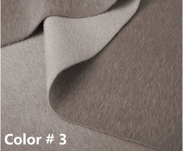 HUISEHEI - Double Sided Double Colors Alpaca Wool Fabric - 150cm wide by the Yard