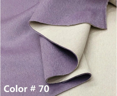 ZIFENHONG - Double Sided Double Colors Alpaca Wool Fabric - 150cm wide by the Yard