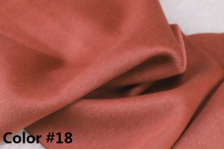 Color No. 11-20 Double Faced Alpaca Wool Fabric - 150cm wide by the Yard