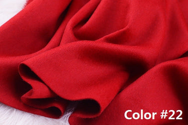 Color No. 21-30 Double Faced Alpaca Wool Fabric - 150cm wide by the Yard