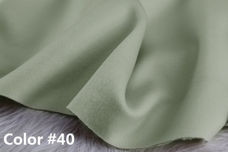 Color No. 31-40 Double Faced Alpaca Wool Fabric - 150cm wide by the Yard