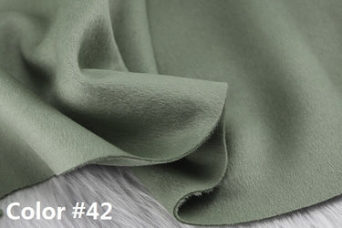 Color No. 41-50 Double Faced Alpaca Wool Fabric - 150cm wide by the Yard