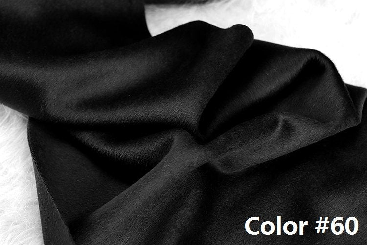 Color No. 51-60 Double Faced Alpaca Wool Fabric - 150cm wide by the Yard