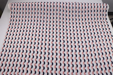 HOUBWE - 18 Momme  Sheer Special Cut Flower Silk Fabric - 114cm wide by the Yard