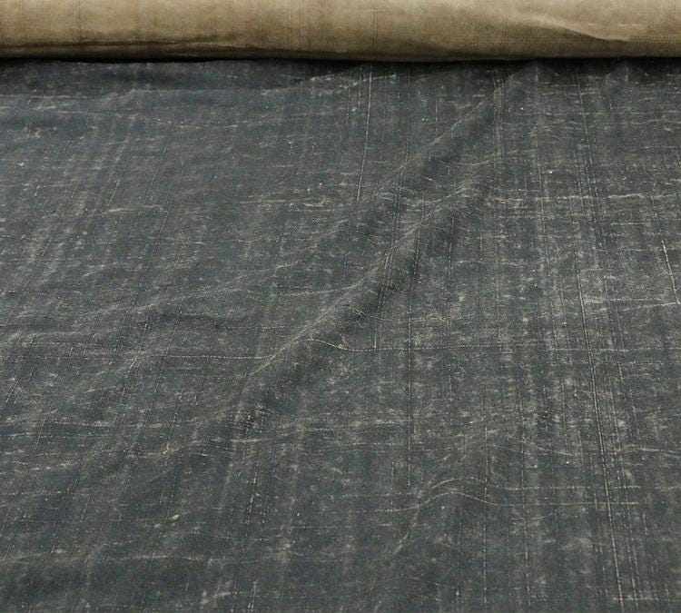 WASHUA - 45 Momme Handmade Old Style Gambiered Ganton Tussah Silk Fabric - 108cm wide by the Yard
