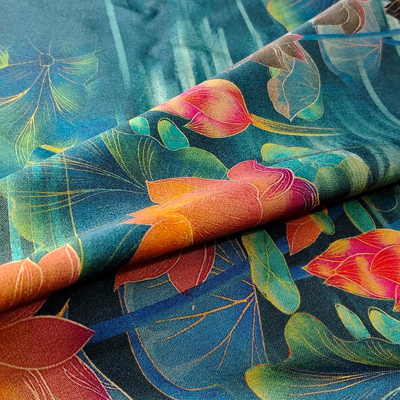 GUYALS - Handmade 40 Momme Mud Silk Satin Fabric - 112cm By the Yard