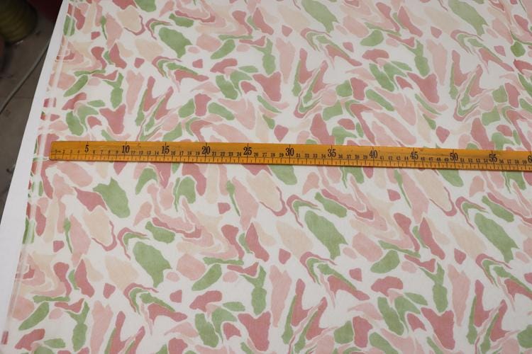 BUGZYI - 8 Momme Fresh Unique Irregular Print Silk Georgette Fabric - 130cm wide by the Yard
