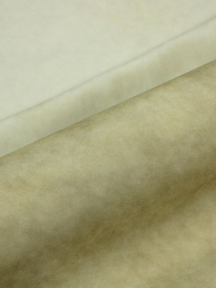 TWILL - 18 Momme Dirty Dyeing Distressed Twill Silk Fabric Made of Mulberry Silk - 135cm by the Yard