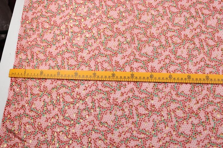 JFHHSQ - 10 Momme Golden Thread Weave Silk Georgette Fabric - 140cm wide by the Yard