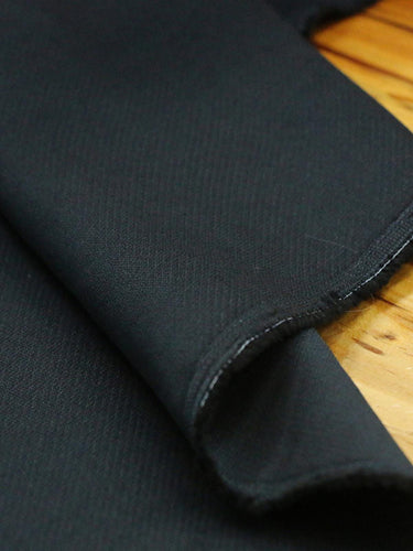 SHZANGQ - 56 Momme Heavy Silk-Wool Blend Crepe Fabric - 135cm By the Yard