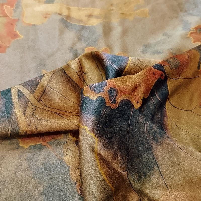 GYJHLL - Handmade 38 Momme Mud Silk Satin Fabric - 112cm By the Yard