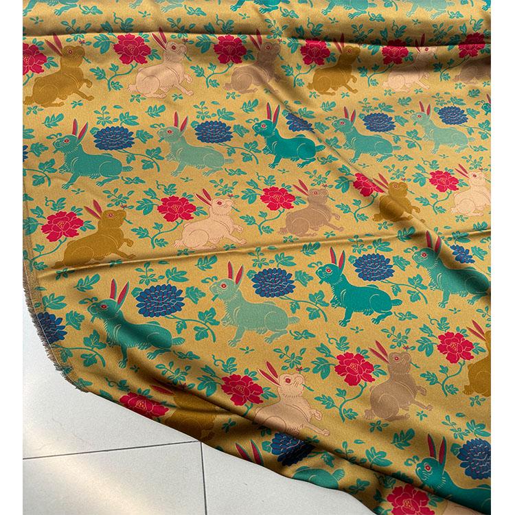 CFCRMT - Handmade 50 Momme PIZI Mud Silk Satin Fabric - 114cm by the Yard