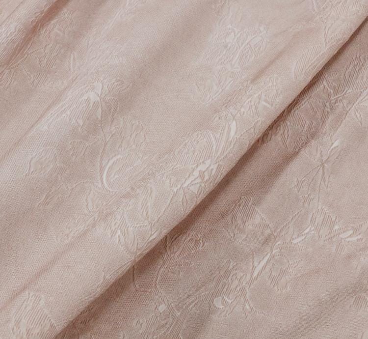ZFTUHZ - 28 Momme Vintage Style Dirty Dyed Distressed Original Guipure Crepe jacquard Satin Silk Fabric - 108cm wide by the Yard