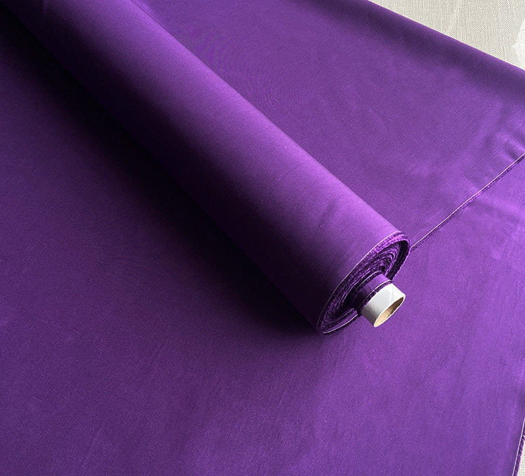 100% Silk Dupioni, 19 Momme solid 50 colors, 140cm wide by the yard
