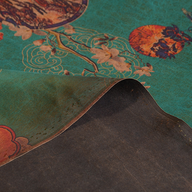 YPYJMD - Handmade 23 Momme HUALUO Jacquard Mud Silk Satin Fabric (Openwork texture) - 110cm by the Yard