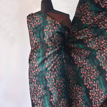 YPHDSH - Handmade 26 Momme HUALUO Jacquard Mud Silk Fabric (Openwork texture) - 114cm by the Yard