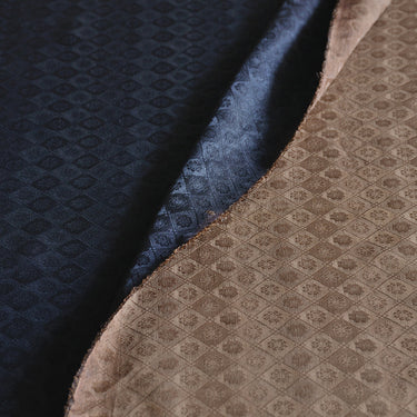 YPFGTH - Handmade 25 Momme HUALUO Jacquard Mud Silk Fabric (Openwork texture) - 110cm by the Yard