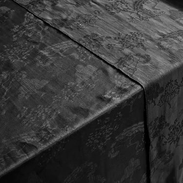 YPHEYX - Handmade 28 Momme HUALUO Jacquard Mud Silk Fabric (Openwork texture) - 112cm by the Yard