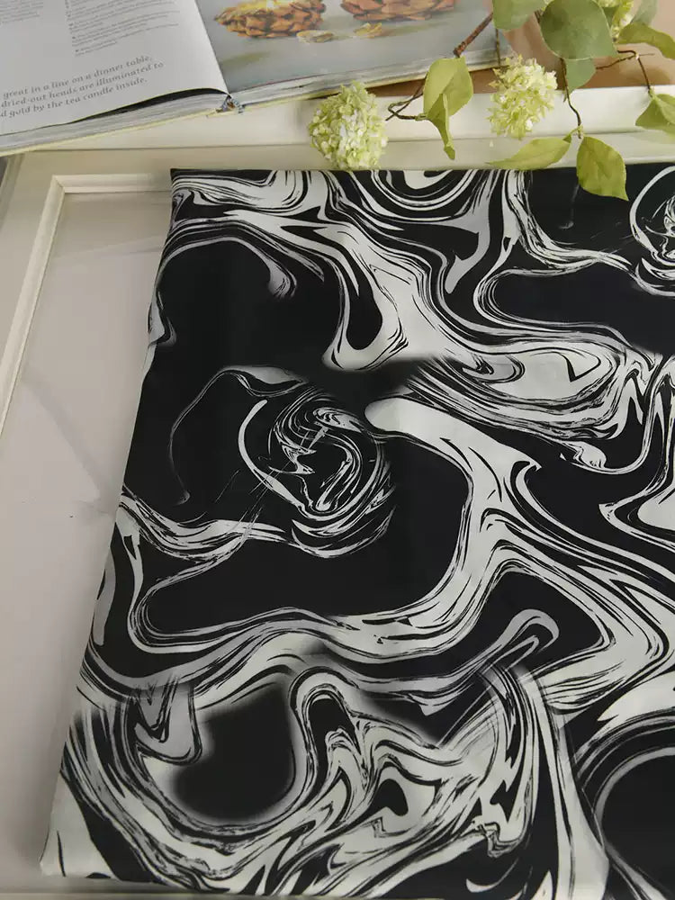 RYFUCHEN - Hight 60 Count Rayon Satin Faux Silk Chinese Style Floral Cheongsam Dress Fabric - 145cm wide by the Yard