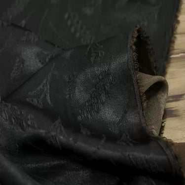 LZMSFY - 25 Momme Stretchy Jacquard Guanle Crepe Silk Fabric - 135cm wide by the Yard