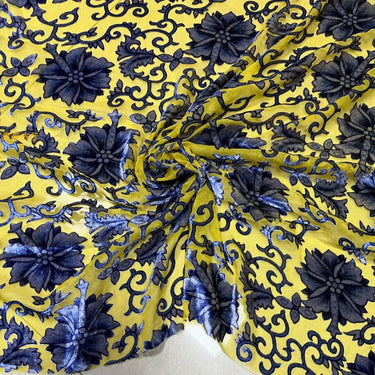 YELLAN - Semi-sheer with a Draping Effect Hot Stamping Sheer Burnout Silk Velvet Satin Fabric - 110cm wide by the Yard