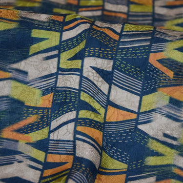 XLJHZM - Handmade 25 Momme Jacquard Mud Silk Satin Fabric - 110cm By the Yard