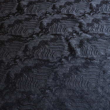 YPHILA - Handmade 40 Momme Jacquard Mud Silk Fabric - 135cm by the Yard