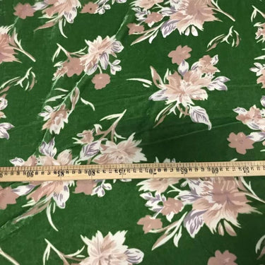 HEHUAN - Semi-sheer with a Draping Effect Sheer Burnout Silk Velvet Satin Fabric - 114cm wide by the Yard