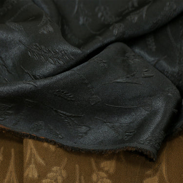 LZMSFY - 25 Momme Stretchy Jacquard Guanle Crepe Silk Fabric - 135cm wide by the Yard