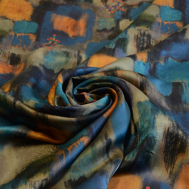 YPDYLX - Handmade 26 Momme HUALUO Jacquard Mud Silk Fabric (Openwork texture) - 138cm by the Yard