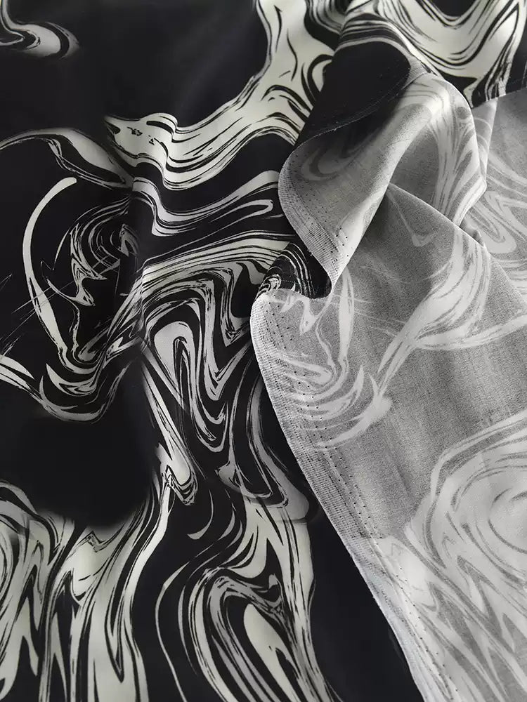 RYFUCHEN - Hight 60 Count Rayon Satin Faux Silk Chinese Style Floral Cheongsam Dress Fabric - 145cm wide by the Yard