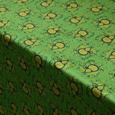 YPLHLU - Handmade 22 Momme HUALUO Jacquard Mud Silk Fabric (Openwork texture) - 110cm by the Yard