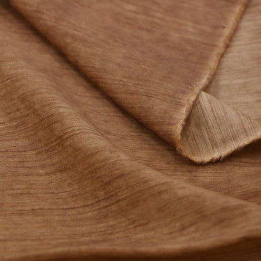 LZSMTR - 21 Momme Hand-Distressed & Cold-Dyed Silk/Wool Blend with Organic Texture - 110cm wide by the Yard