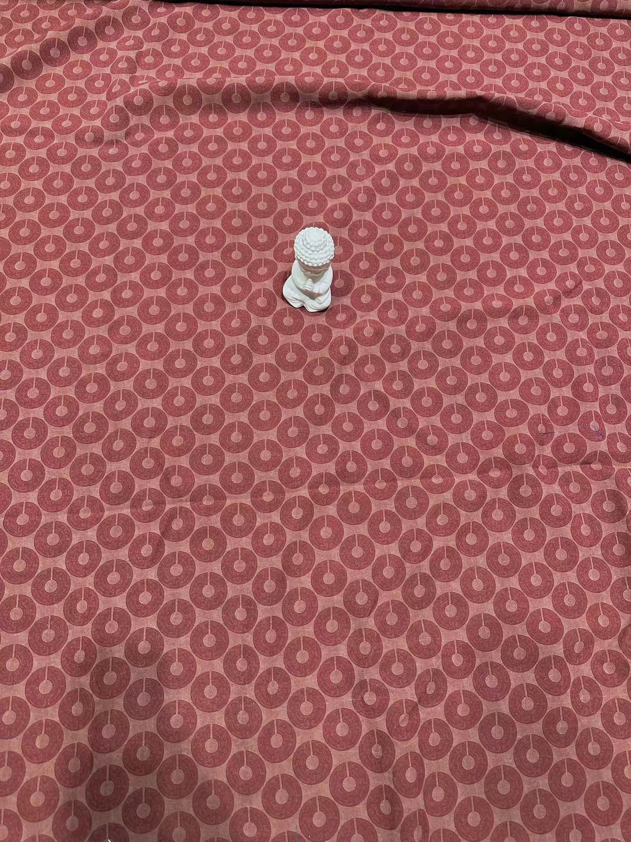 SXHDAW - 40 Momme Jacquard Mud Silk Plant Dye Vintage Style Pure Silk Fabric -114cm by the yard