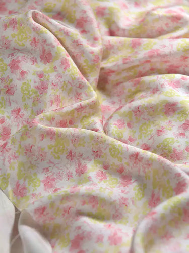 RYFENMEI - Hight 60 Count Rayon Satin Faux Silk Chinese Style Floral Cheongsam Dress Fabric - 145cm wide by the Yard