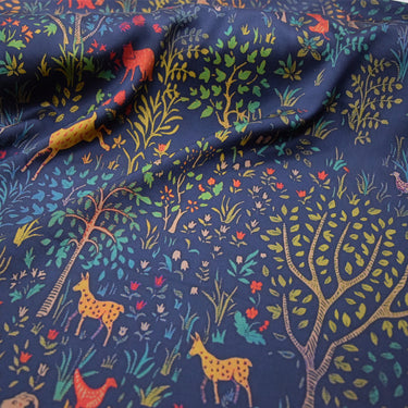 XLSLDW - Handmade 25 Momme Printed Mud Silk Satin Fabric - 110cm By the Yard