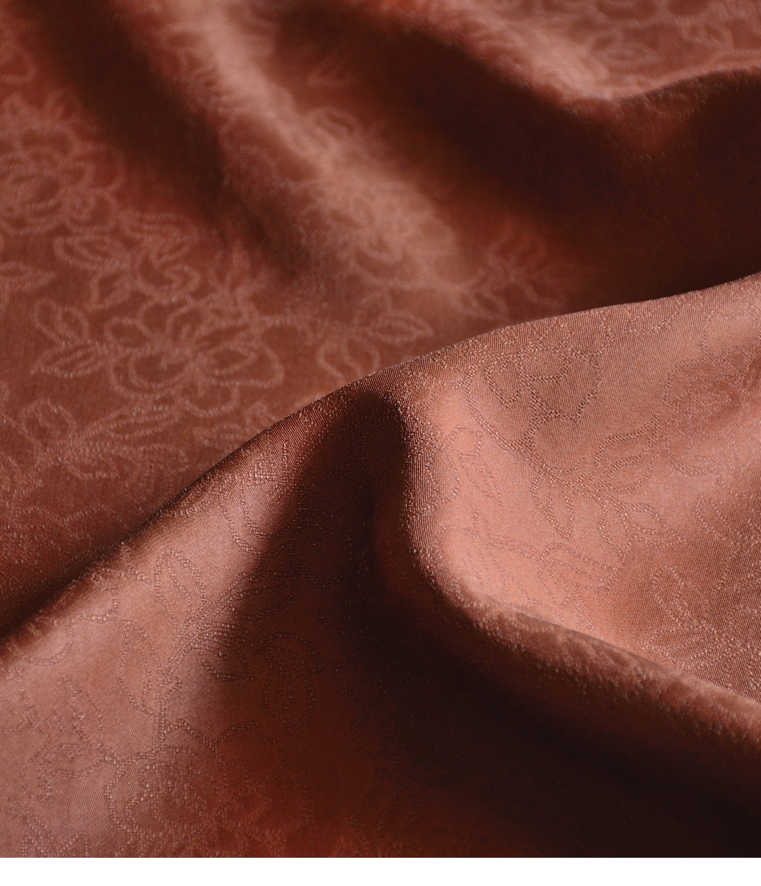 YPHYIY - Handmade 23 Momme HUALUO Jacquard Mud Silk Fabric (Openwork texture) - 110cm by the Yard