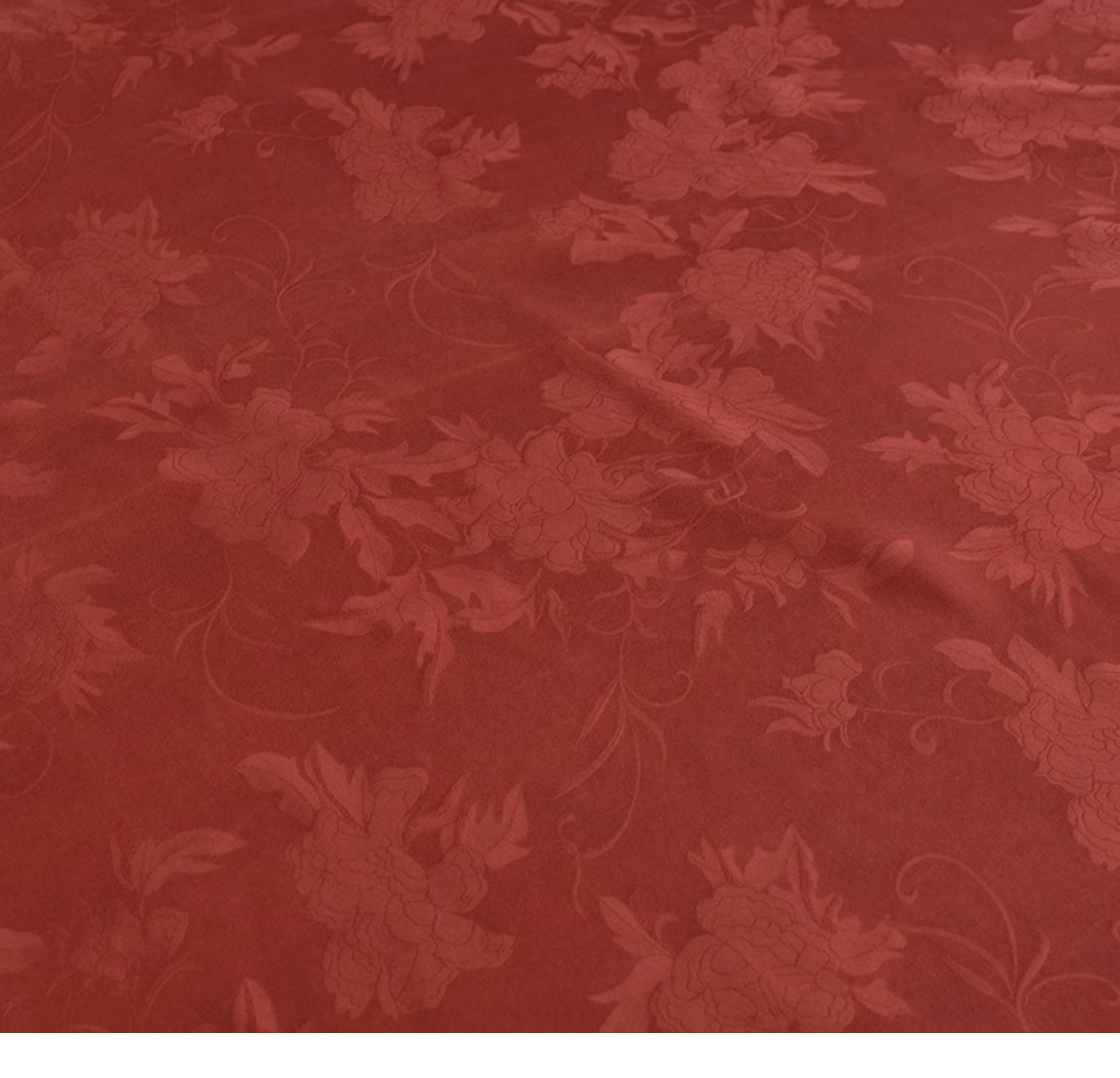 YPHSDM - Handmade 25 Momme HUALUO Jacquard Mud Silk Fabric (Openwork texture) - 112cm by the Yard