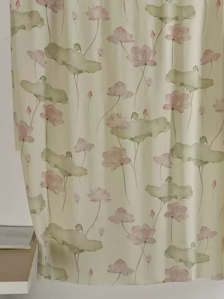 RYHEEYIU  - Hight 60 Count Rayon Satin Faux Silk Chinese Style Floral Cheongsam Dress Fabric - 145cm wide by the Yard