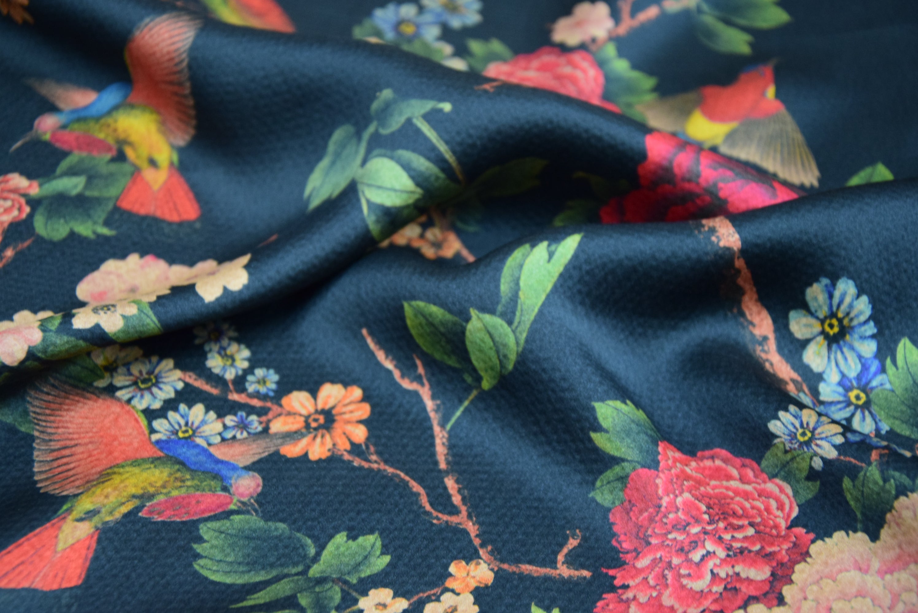 XLZZMD - Handmade 23 Momme Pearl Satin Mud Silk Fabric - 110cm By the Yard