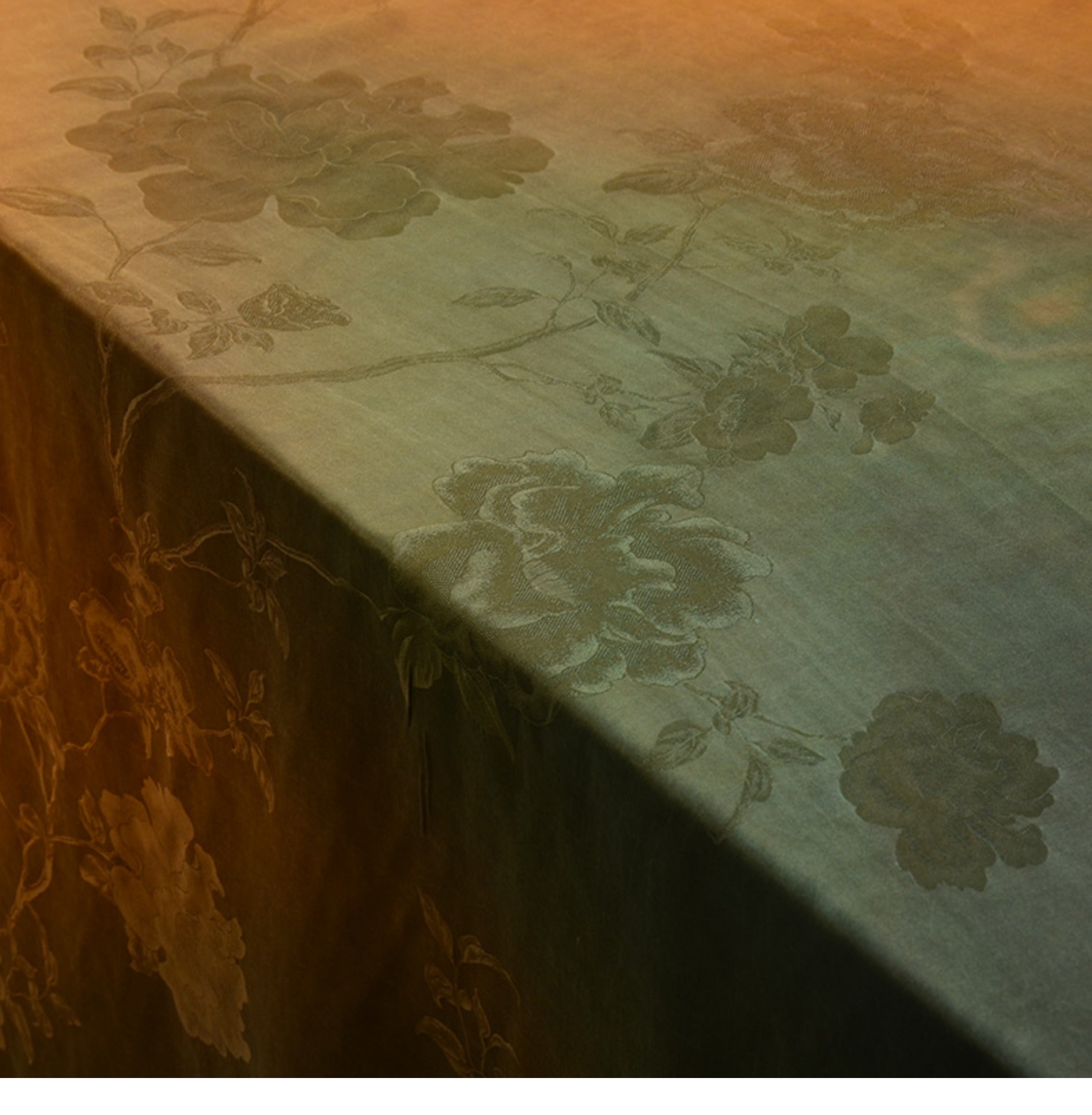 YPJBHL - Handmade 26 Momme HUALUO Jacquard Mud Silk Fabric (Openwork texture) - 138cm by the Yard